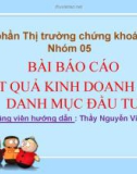 bài thuyết trình đầu tư chứng khoán