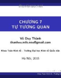 Bài giảng Kinh tế lượng: Chương 7 - Vũ Duy Thành