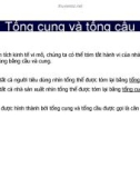 Tổng cung và tổng cầu