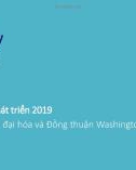 Bài giảng Chính sách phát triển: Buổi 3 - Hiện đại hóa và đồng thuận Washington (Năm 2019)