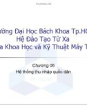 Kinh tế học đại cương: Chương 6. Hệ thống thu nhập quốc dân