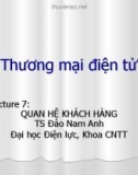 Bài giảng Thương mại điện tử: Lecture 7 - TS. Đào Nam Anh