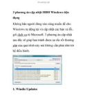 3 phương án cập nhật HĐH Windows tiện dụng