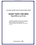 Hướng dẫn sử dụng OpenOffice.org Writer - Chương 1