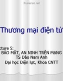 Bài giảng Thương mại điện tử: Lecture 5 - TS. Đào Nam Anh