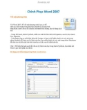 Chinh Phục Word 2007 phần 7