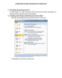 Cài đặt Password cho Word 2007