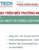 Bài giảng Lập trình trên môi trường Window: Chương 8 - ThS. Dương Thành Phết