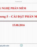 Bài giảng Công nghệ phần mềm: Chương 5 - ThS. Nguyễn Thị Bích Ngân