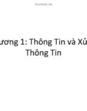 Chương 1: Thông Tin và Xử Lý Thông Tin