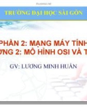 Bài giảng Kiến trúc máy tính và mạng máy tính (Phần 2): Chương 2 - Lương Minh Huấn