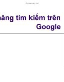 Kỹ năng tìm kiếm trên Google