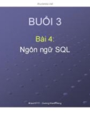 Bài giảng Cơ sở dữ liệu: Bài 4 - GV. Dương Khai Phong