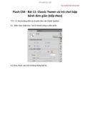 Học Adobe Flash CS4 cơ bản Flash CS4 - Bài 11: Classic Tween và trò chơi bập bênh đơn giản (tiếp theo)