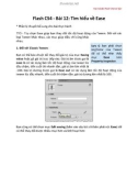 Tự học Adobe Flash CS4 cơ bản Flash CS4 - Bài 12