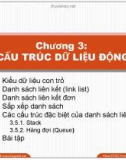 Chương 3: CẤU TRÚC DỮ LIỆU ĐỘNG