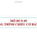 Bài giảng Mô đun 05: Sử dụng trình chiếu cơ bản (IU05)