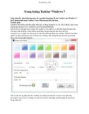 Trang hoàng Taskbar Windows 7