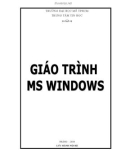 Giáo trình Ms Windows - Đại học Mở TPHCM