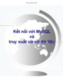 Bài giảng Kết nối với MySQL và truy xuất cơ sở dữ liệu