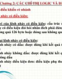 Chương 2 - Các chỉ logic và điều khiển