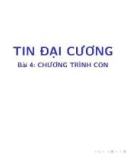 Bài giảng Tin học đại cương: Bài 4 - Bùi Thị Thu Cúc