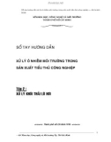 Sổ tay hướng dẫn xử lý ô nhiễm môi trường trong sản xuất tiểu thủ công nghiệp - Tập 2