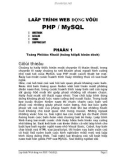 LẬP TRÌNH WEB ĐỘNG VỚI PHP and MySQL