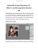 Hướng dẫn sử dụng Photoshop CS5 Phần 16