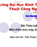 Bài thảo luận môn kiến trúc máy tính