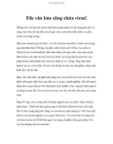 File văn bản cũng chứa virus!