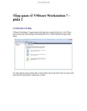 Tổng quan về VMware Workstation 7 – phần 2