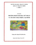 Bài giảng Phương pháp giáo dục Mỹ thuật và tổ chức hoạt động tạo hình - ĐH Phạm Văn Đồng