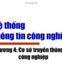 Hệ thống thông tin trong công nghiệp - Chương 4