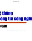 Bài giảng Hệ thống thông tin công nghiệp - Chương 6.3: CAN