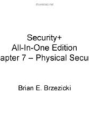 Chapter 7 – Physical Security