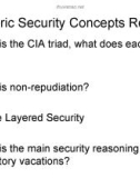 Security+ questions