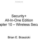 Chapter 10 – Wireless Security