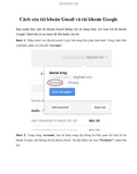 Cách xóa tài khoản Gmail và tài khoản Google