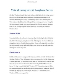 Vista sẽ tương tác với Longhorn Server