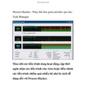 Process Hacker - Thay thế đơn giản mà hiệu quả cho Task Manager