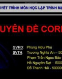 Thuyết trình môn học Lập trình mạng: Chuyên đề Corba