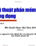 Bài giảng Kỹ thuật phần mềm ứng dụng: Chương 4 (Phần 2) - ĐH Bách khoa Hà Nội