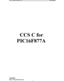 CCS C for PIC16F877A