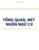 Bài giảng Lập trình Windows - Tổng quan .Net , ngôn ngữ C#