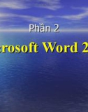 Giới thiệu về Microsoft Word 2000