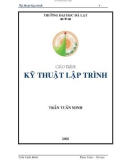 Giáo trình kỹ thuật lập trình - Đại học Đà Lạt