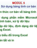 Ôn tập Tin học cơ bản: Modul 5 - ThS. Võ Minh Đức