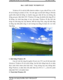 Giới thiệu Windows XP