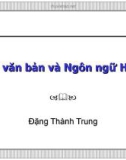 Bài giảng Siêu văn bản và Ngôn ngữ HTML